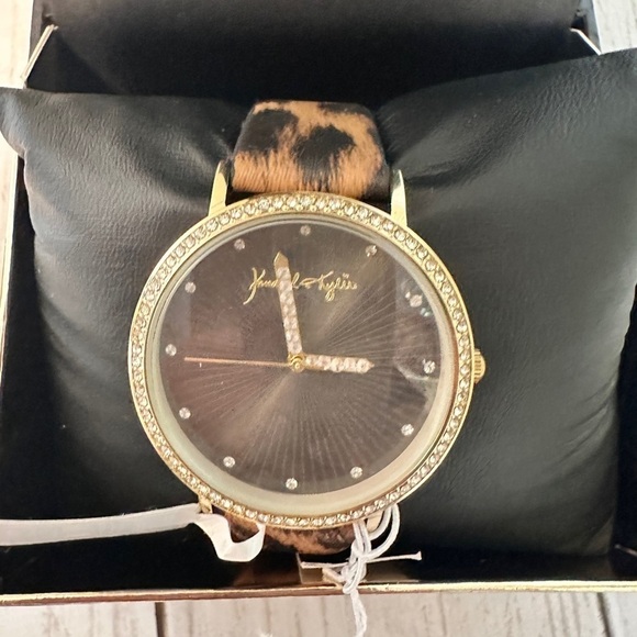 KENDALL + KYLIE Ladies Quartz Movement Snakeskin Strap Analog Watch - Picture 3 of 9